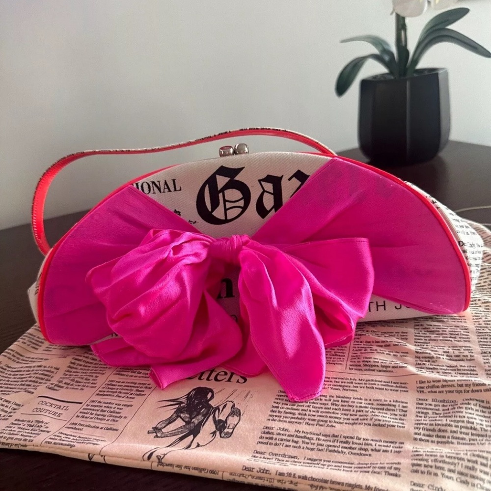 John Galliano Vintage Newspaper Bag One Of The Kind